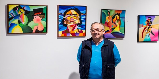 El Museo Histórico acoge una exposición cubista del artista menciano José Gómez