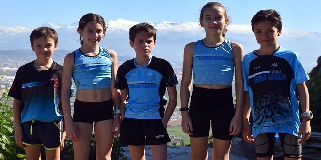 Gran papel de los jóvenes corredores de montaña del CD Media Legua