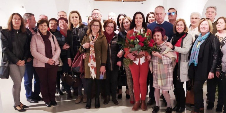 La escultora Encarnación Rudilla expone en Baena su obra ‘Origen y Transformación de la Piedra’