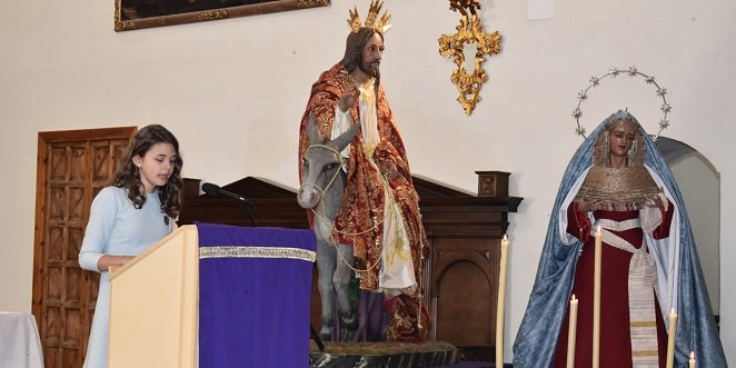 Carmen Pozo reivindica en su pregón el “respeto” a la Semana Santa