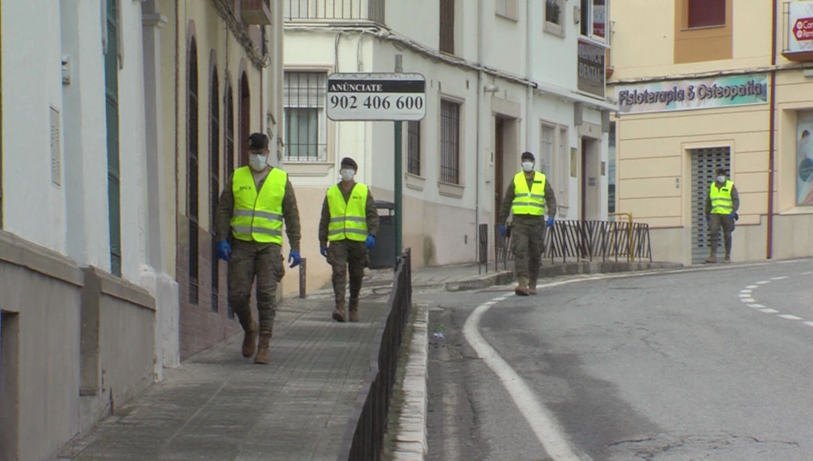 El Ejército vuelve a patrullar las calles de Baena