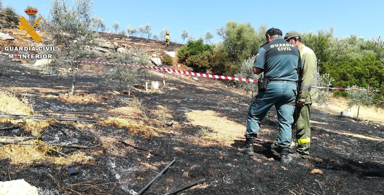 La Guardia Civil potencia los servicios preventivos y de investigación en materia de incendios forestales