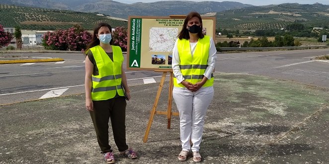 La Junta invierte 235.000 euros en el arreglo de un tramo de la A-3128 junto a Los Llanos