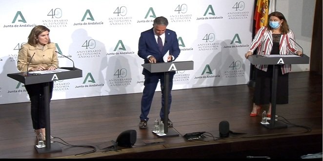 La Junta dota con 165 millones a la Iniciativa AIRE que beneficiará a unos 19.000 parados ante los efectos de la crisis sanitaria