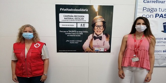 Cruz Roja y la Fundación Solidaridad Carrefour ponen en marcha la XII edición de la “Vuelta al Cole Solidaria”