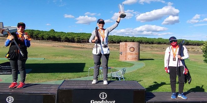 Fátima Gálvez se proclama de nuevo campeona de España de foso olímpico