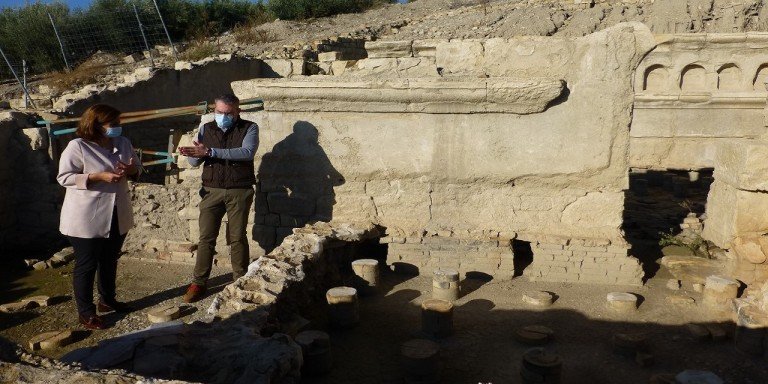 Comienzan las obras de consolidación de las termas romanas de Torreparedones