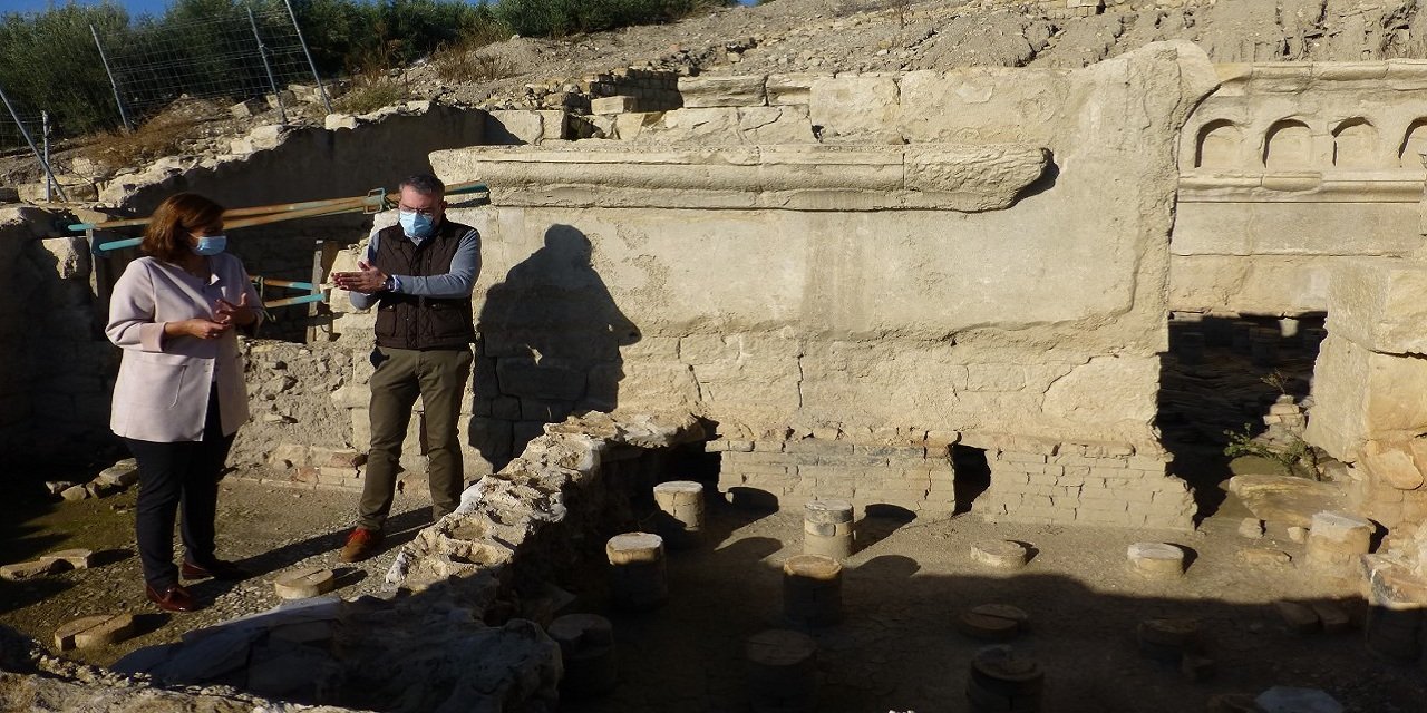Comienzan las obras de consolidación de las termas romanas de Torreparedones