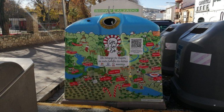 Baena participa en la campaña navideña de Epremasa y Ecovidrio para el reciclado de envases de vidrio