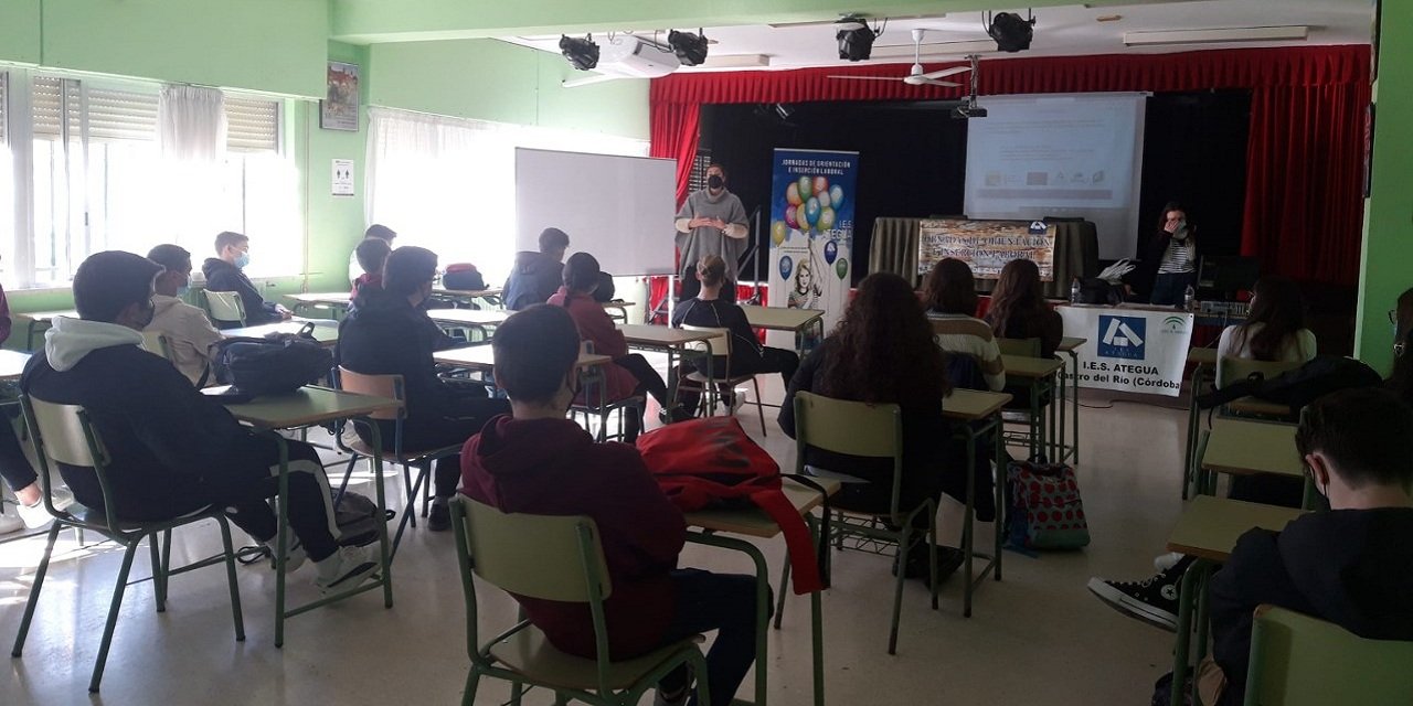 ADEGUA participa en las XXIII Jornadas de Orientación del IES Ategua de Castro del Río