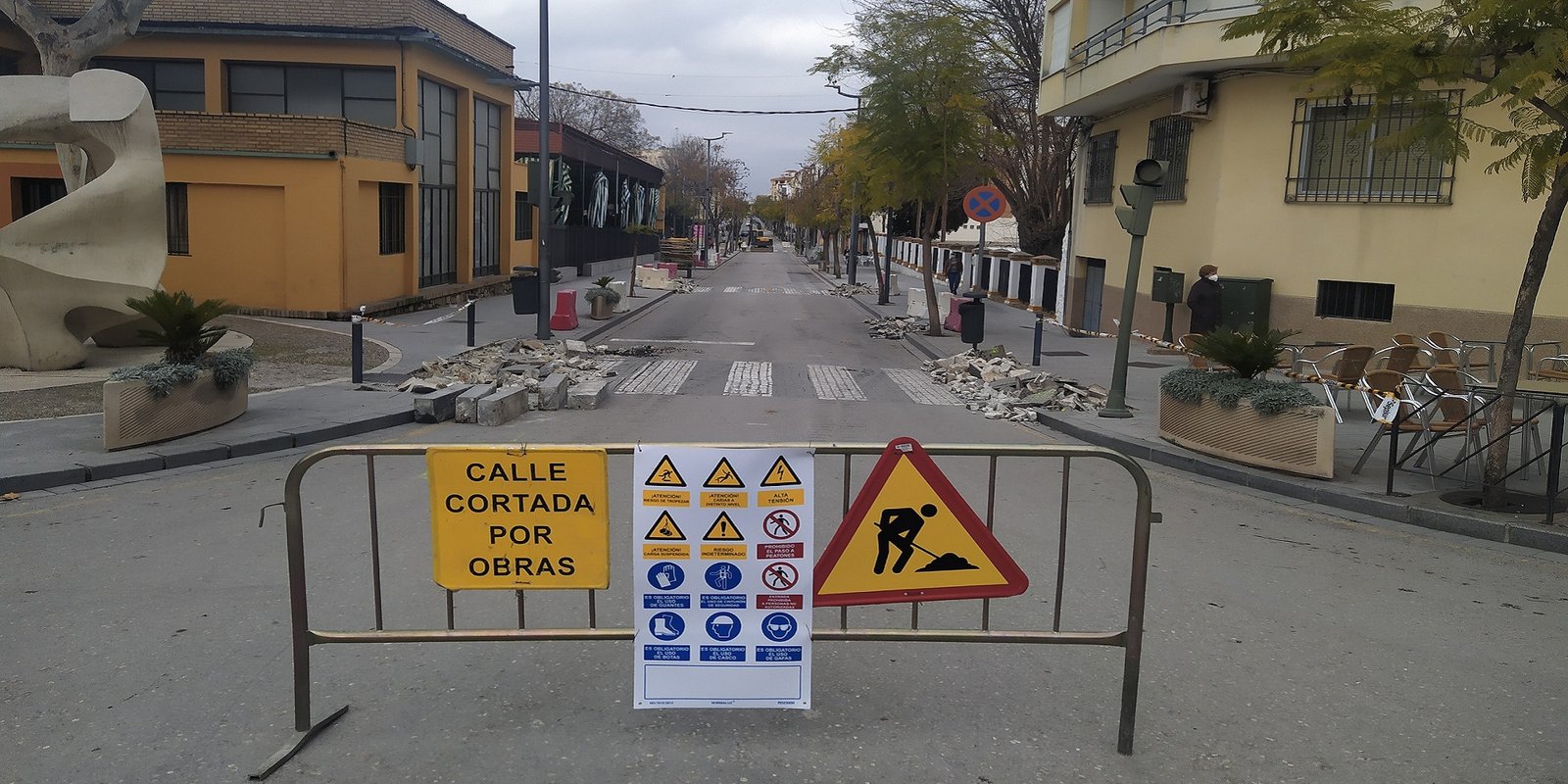 El Consistorio inicia las obras de peatonalización de la calle Salvador Muñoz