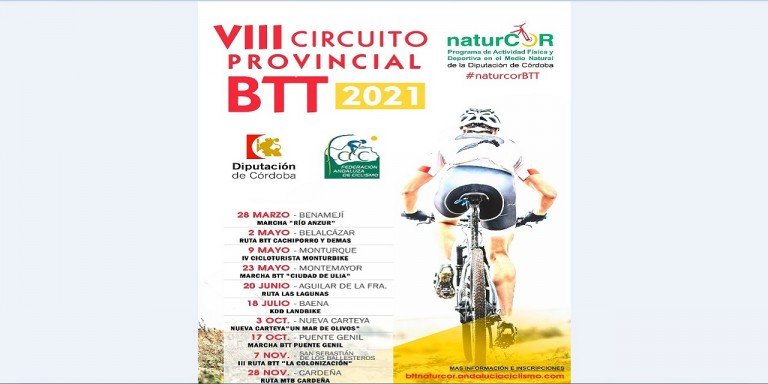 Baena acogerá una de las diez pruebas del VIII Circuito Provincial BTT NaturCor