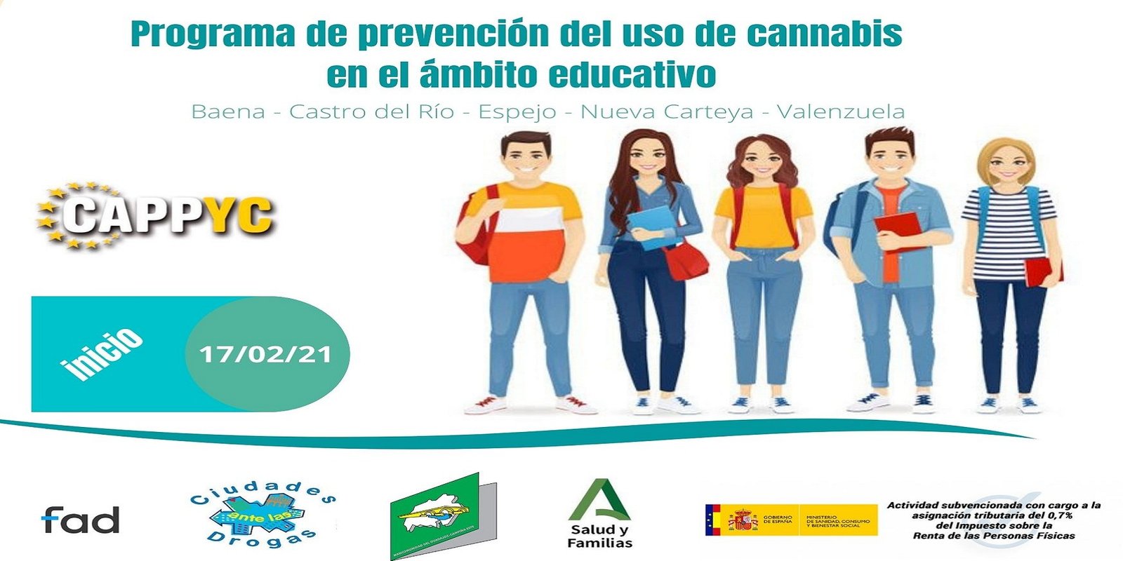 La Mancomunidad del Guadajoz y los centros escolares ponen en marcha programas contra las drogas y el juego online