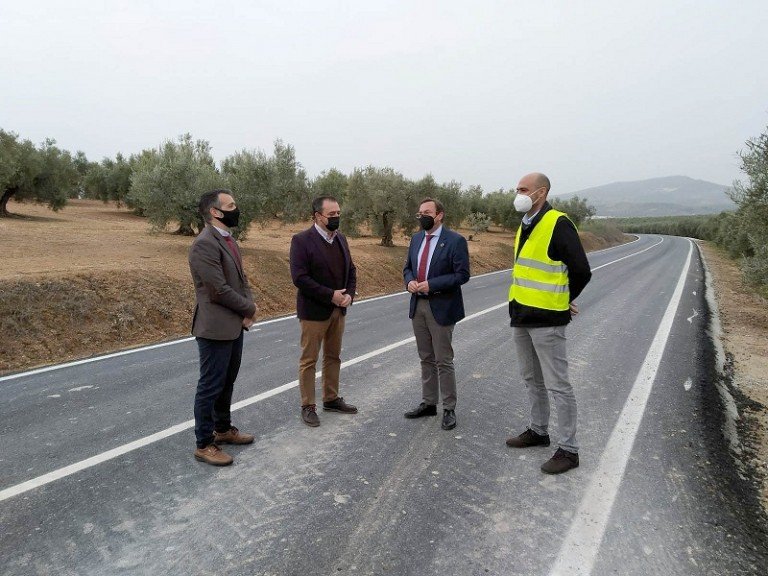 La Diputación realiza obras en la CO-6200 con el objetivo de mejorar la seguridad vial