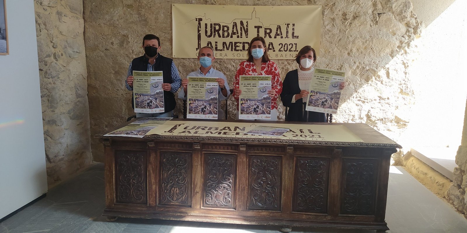 El CD Media Legua presenta el I Urban-Trail Almedina a beneficio de la Junta Local de la AECC