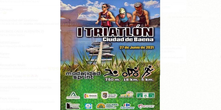 El I Triatlón Ciudad de Baena abre mañana el plazo de inscripción
