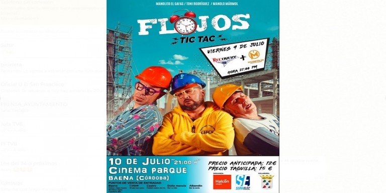 Un espectáculo humorístico acercará a Baena a la nueva normalidad