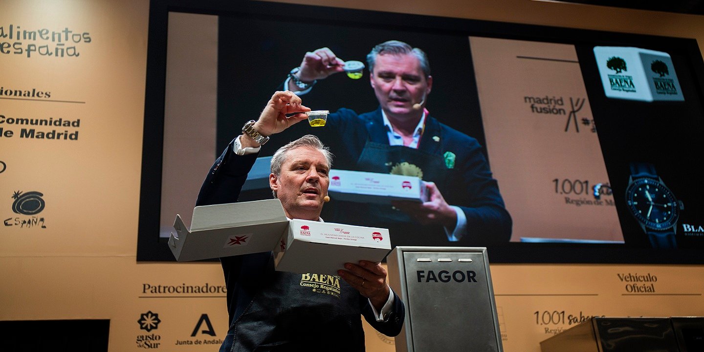 El ‘FuckCOVID’ de la DOP Baena, protagonista de la jornada en ‘Madrid Fusión’