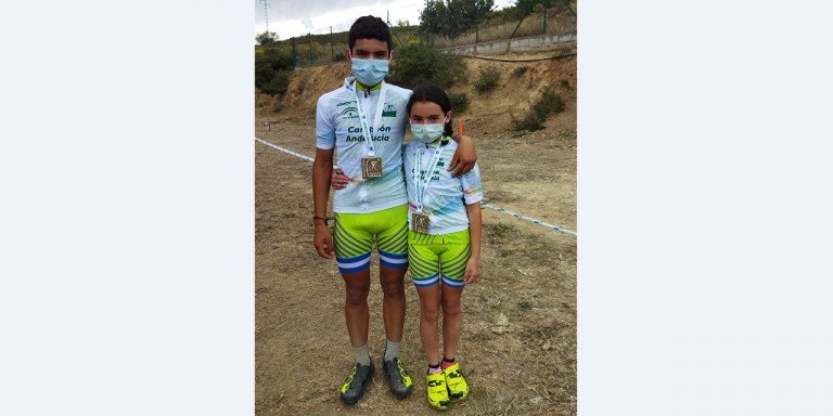 Los hermanos Tienda Bernabeu se proclaman campeones de Andalucía de BTT