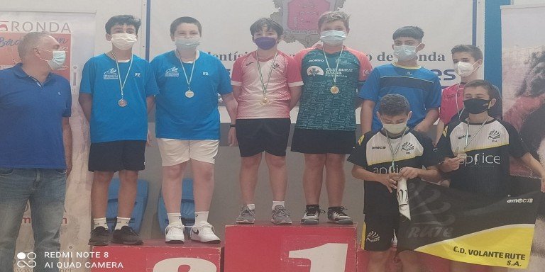 Raúl Molina consigue el oro en el doble masculino del TTR de Bádminton disputado en Ronda