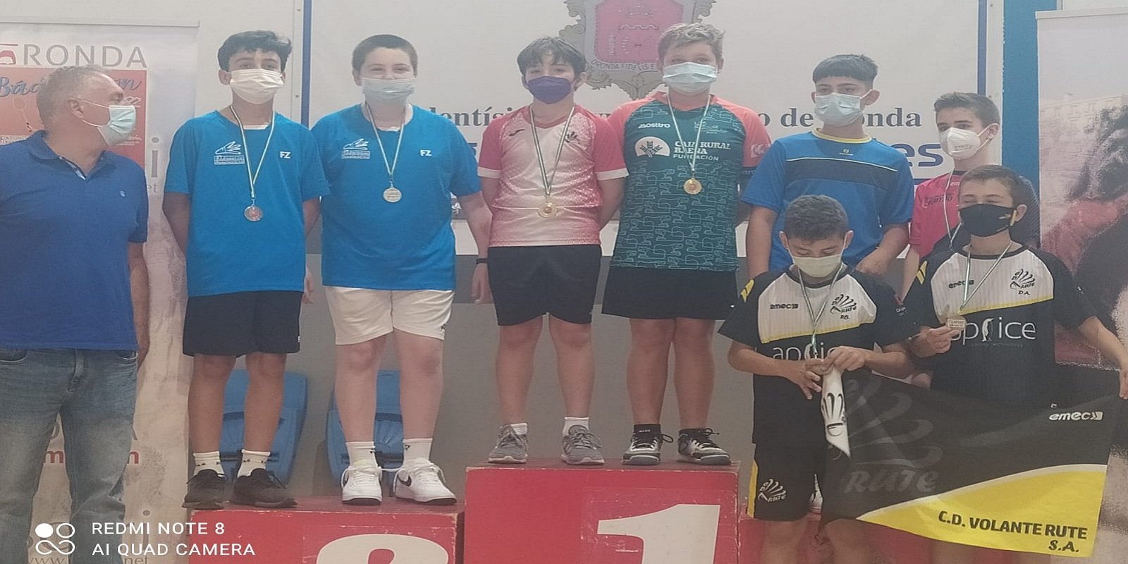 Raúl Molina consigue el oro en el doble masculino del TTR de Bádminton disputado en Ronda