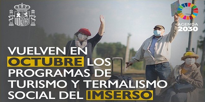 El viernes 30 de julio finaliza el plazo para solicitar el Programa de Turismo del Imserso 2021/2022