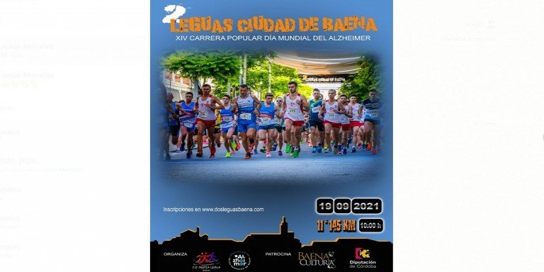 Últimos 50 dorsales para inscribirse en las 2 Leguas ‘Ciudad de Baena’