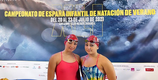 Isabel Ortiz repite 5º puesto en la final de los 100m. mariposa del Campeonato de España infantil de Natación
