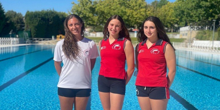 Isabel Ortiz y Alejandra Santano alcanzan la final de los 200 m. mariposa en el Campeonato de España infantil de Natación