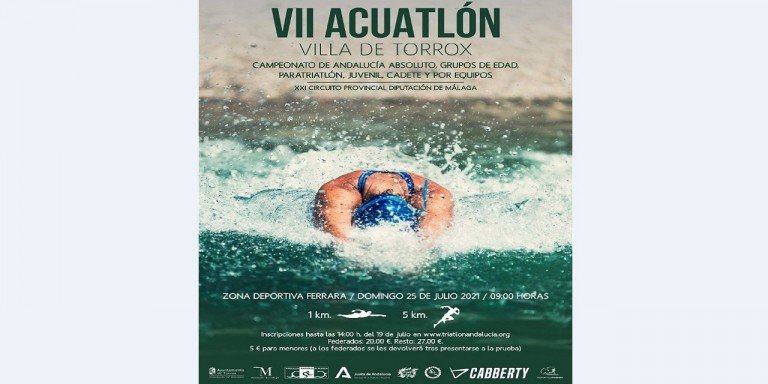 Póker de deportistas baenenses en el VII Acuatlón ‘Villa de Torrox’