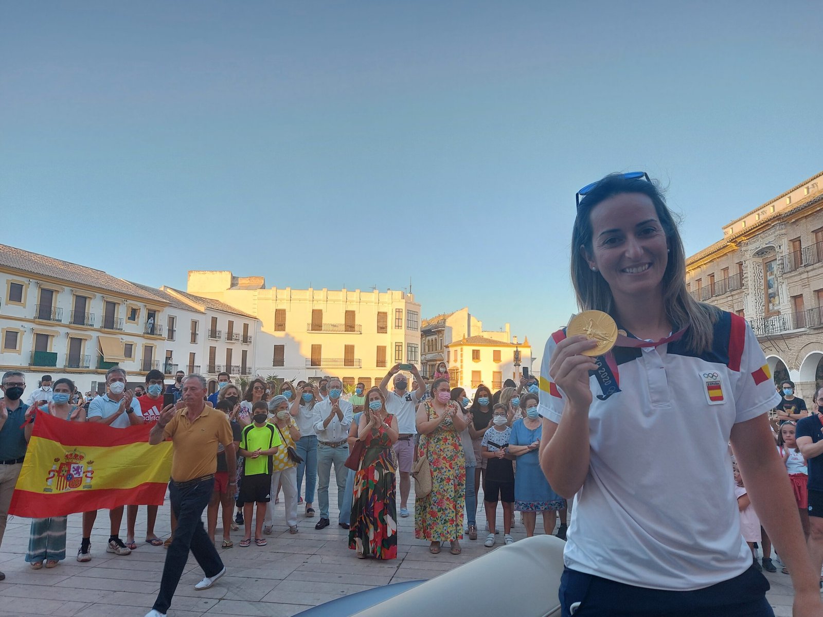 Baena rinde tributo a Fátima Gálvez, su campeona olímpica
