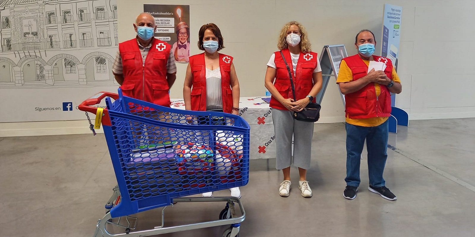 Cruz Roja Baena recoge más de 2.000 euros en material escolar en la XIII ‘Vuelta al Cole Solidaria’