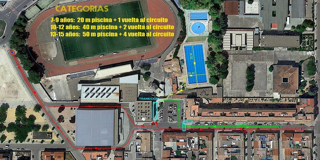 El CD Media Legua organiza unas jornadas de promoción del triatlón para menores