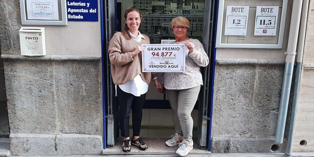 La Bonoloto deja un premio de más de 94.000 euros en Baena