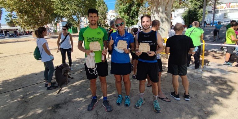 Éxito de los ‘mediasleguas’ José Manuel Chacón, María Triguero y Jorge Ordónez en la VIII Carrera por Montaña de Rute