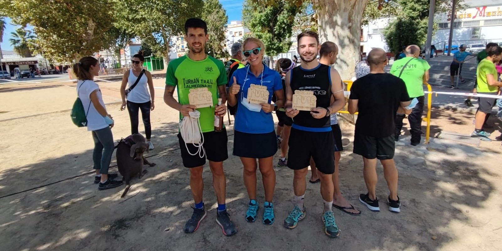 Éxito de los ‘mediasleguas’ José Manuel Chacón, María Triguero y Jorge Ordónez en la VIII Carrera por Montaña de Rute