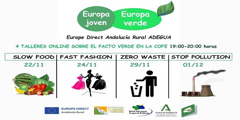 El Europe Direct de ADEGUA lanza cuatro talleres online sobre el Pacto Verde Europeo
