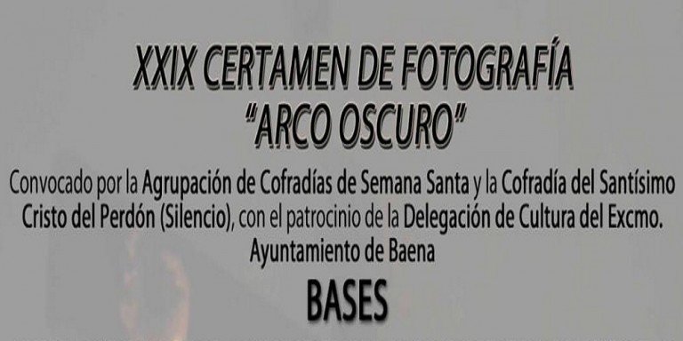 La Agrupación de Cofradías publica las bases del XXIX Certamen de Fotografía ‘Arco Oscuro’