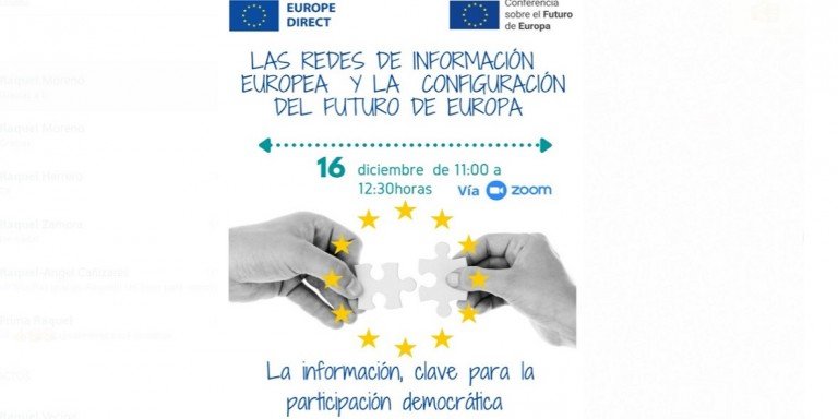 ADEGUA coorganiza una sesión informativa online para analizar ‘El papel de las redes de información en el futuro de Europa’