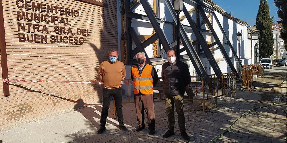 Las obras para estabilizar el terreno en el Cementerio Municipal costarán 41.000 euros