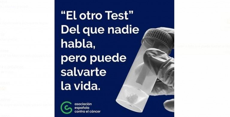 La AECC anima a la población a hacerse “el otro test” para la detección precoz del cáncer de colon