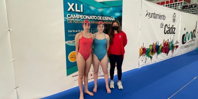 Isabel Ortiz y Alejandra Santano completan una notable participación en el Campeonato de España Infantil de Natación