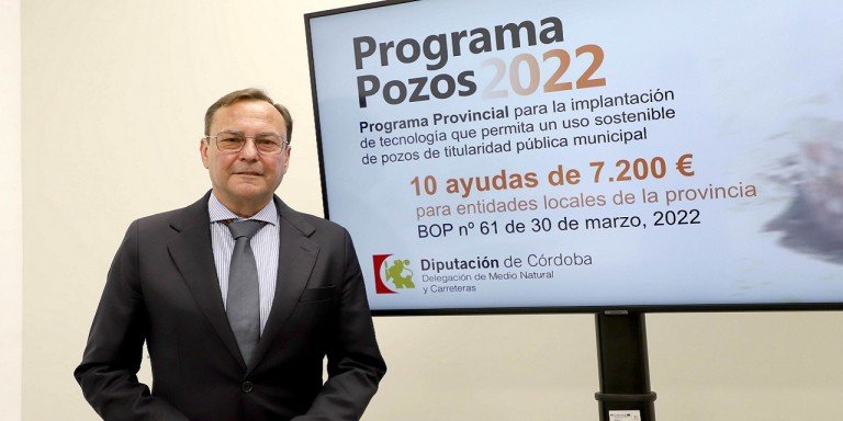 La Diputación de Córdoba abre la convocatoria de subvenciones para el uso sostenible de pozos públicos