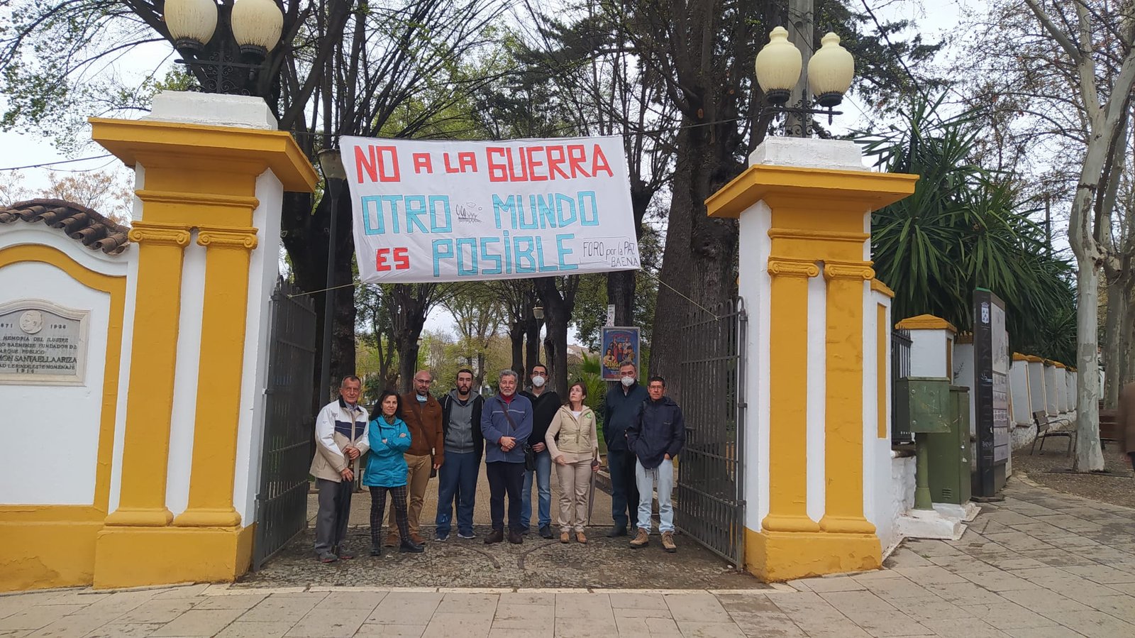El Foro por la Paz de Baena se manifiesta a favor de la paz y en contra de las guerras
