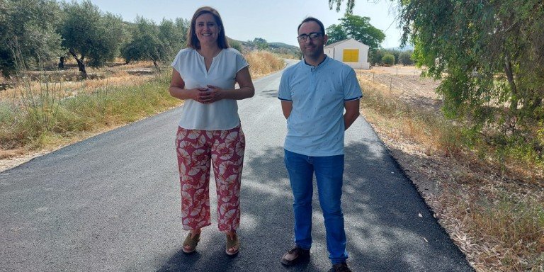 Concluyen los trabajos de asfaltado del Cordel Córdoba-Jaén tras una inversión de 50.000 euros