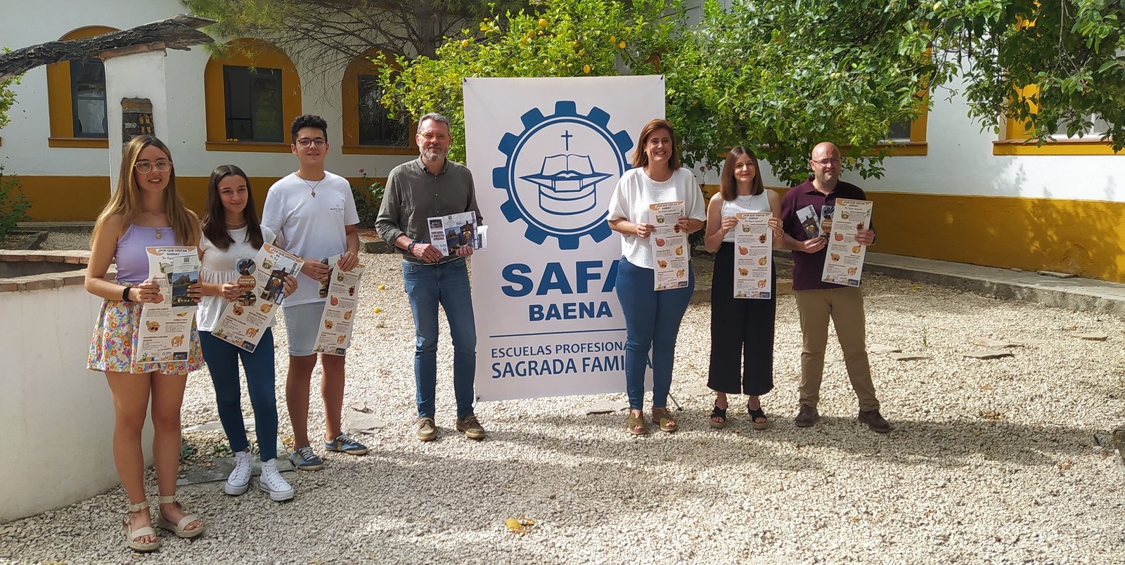 El colegio SAFA presenta el proyecto ‘Banae, gestores del patrimonio’ realizado por tres alumnos de 1º de Bachillerato