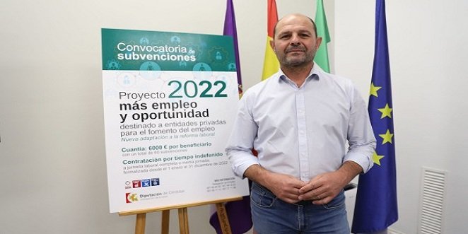 La Diputación de Córdoba lanza 60 ayudas de 6.000 euros para favorecer la contratación indefinida en pymes