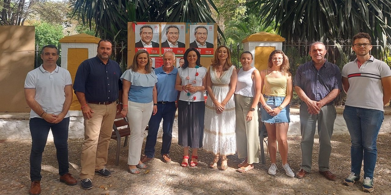 Crespín pide el voto el 19 de junio para escribir “el futuro de Andalucía de la mano del PSOE”