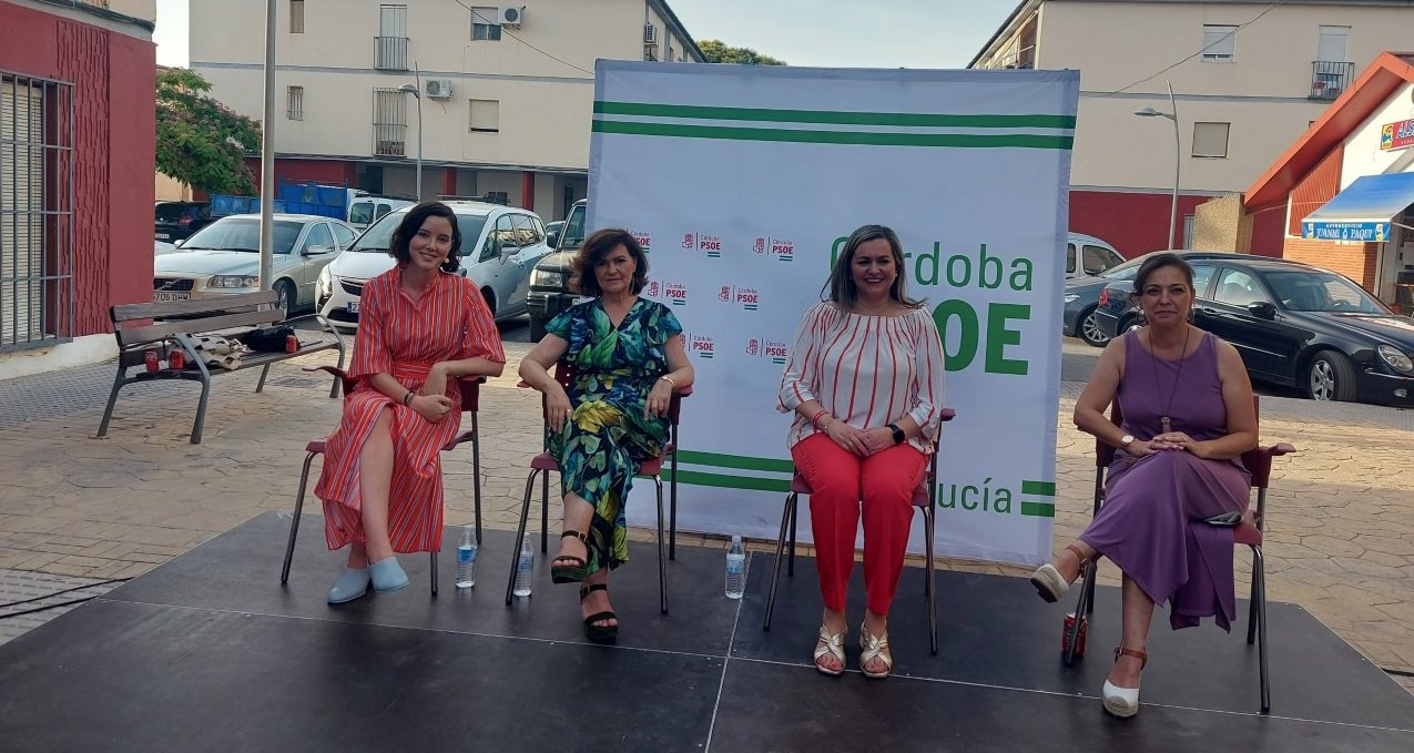 El PSOE asegura en Baena que “el domingo se le truncarán a Feijóo sus planes en Andalucía”