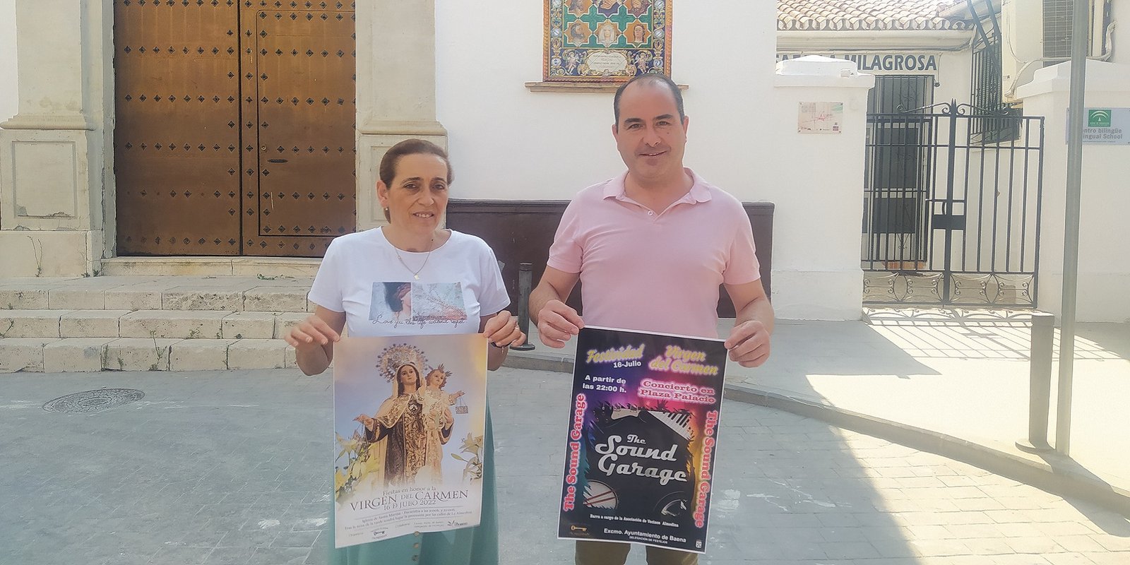 La Almedina volverá a celebrar la festividad de la Virgen del Carmen con su tradicional alfombra de serrín coloreado